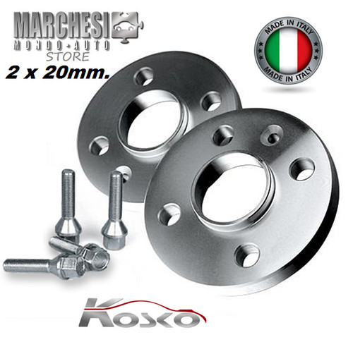 Pair wheel spacers 20mm smart - pair,