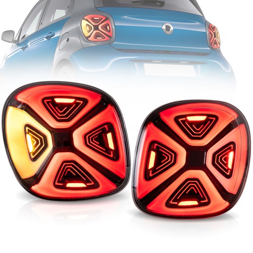 2pcs clear led tail - clear,
