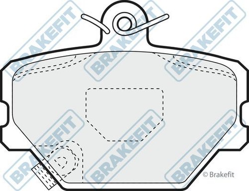 Apec front brake pad - apec,